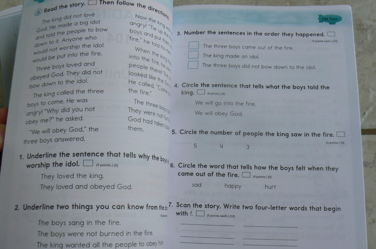 Christian Light Education CLE, I WONDER, gr.1, Light Unit 103,104,105 Sunrise 2E