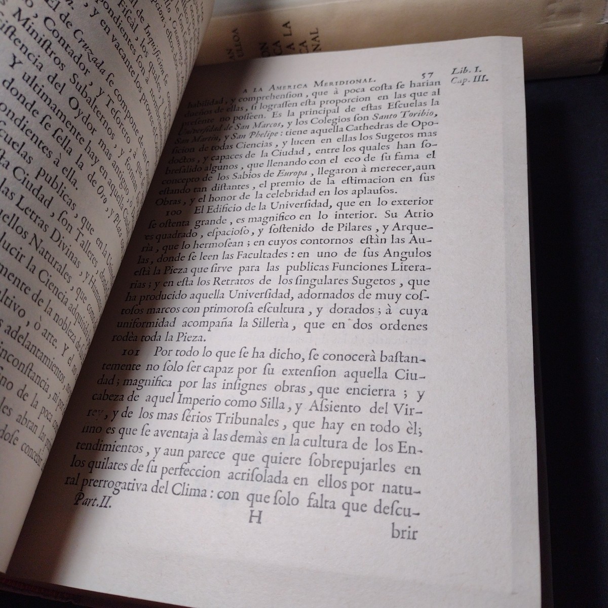 Relacion Historica Del Viage A La America Meridional, (1st Part Book 1 & Part 2)