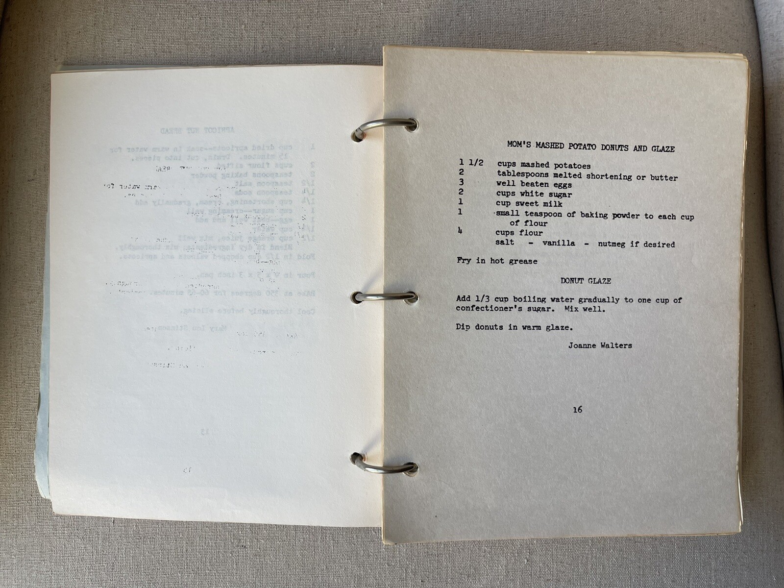 Laytonsville Maryland P.T.A. Handmade Community Recipe Cook Book 164 Pages