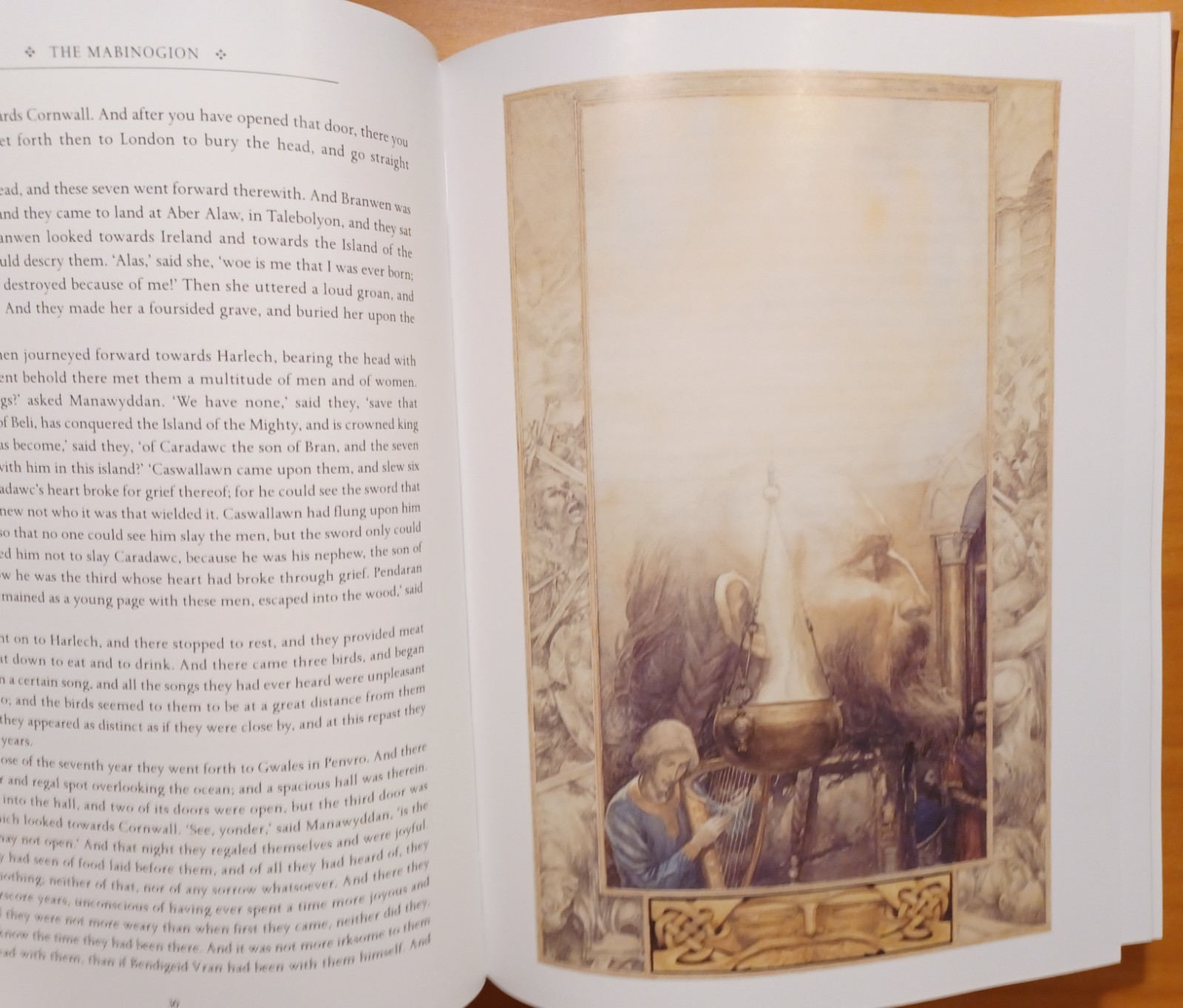 Easton Press / The Mabinogion / SIGNED by Ilustrator Alan Lee / w. COA / Leather