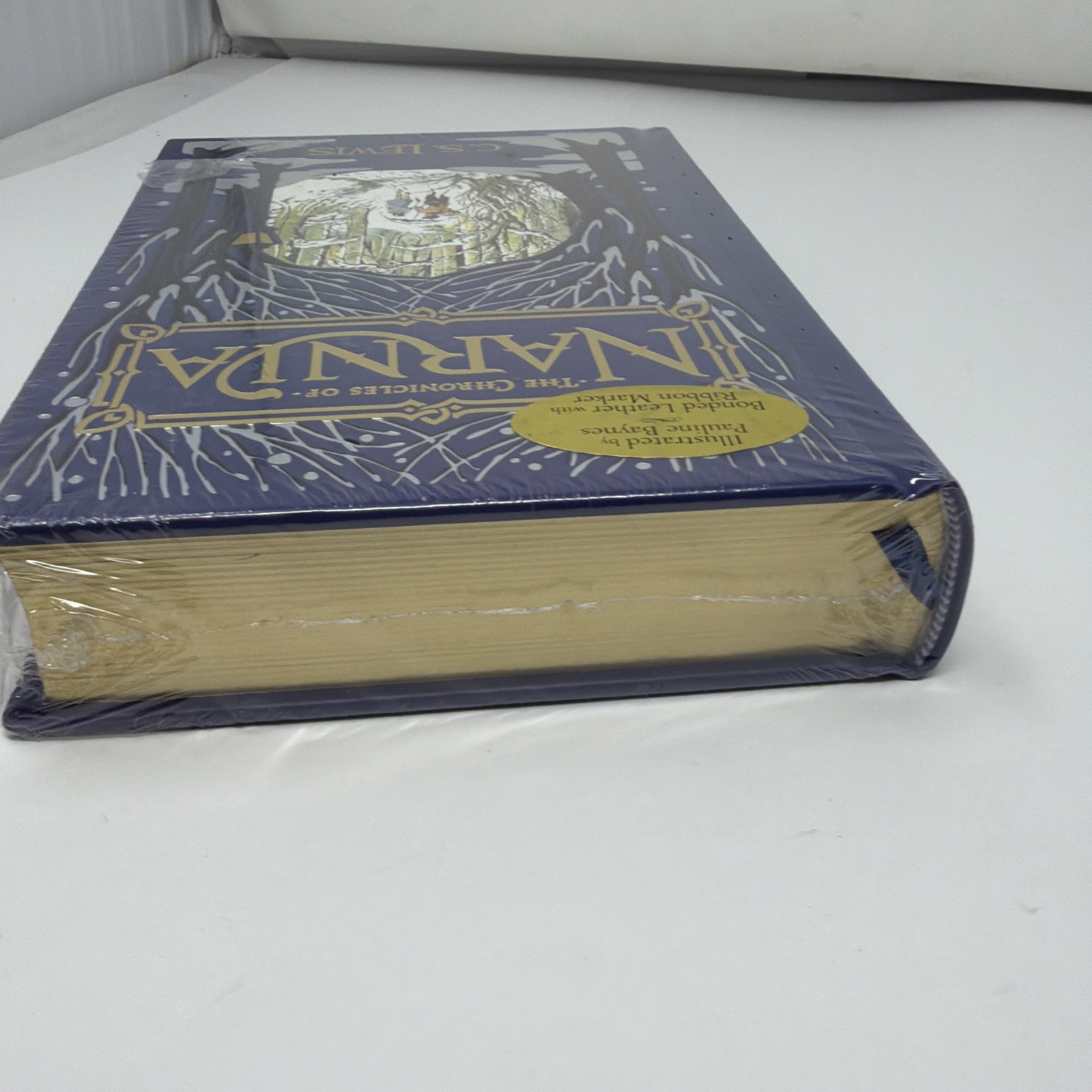 The Chronicles of Narnia by C.S. Lewis; Barnes & Noble Deluxe Leather Sealed