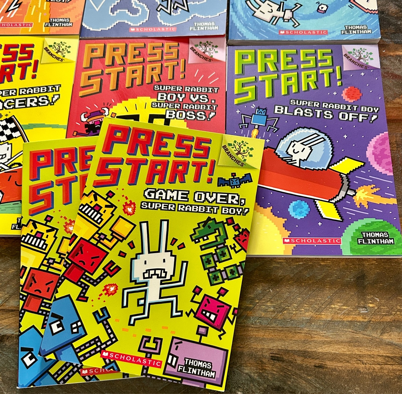 10 Press Start Books by Thomas Flintham Reading Level Grade 2