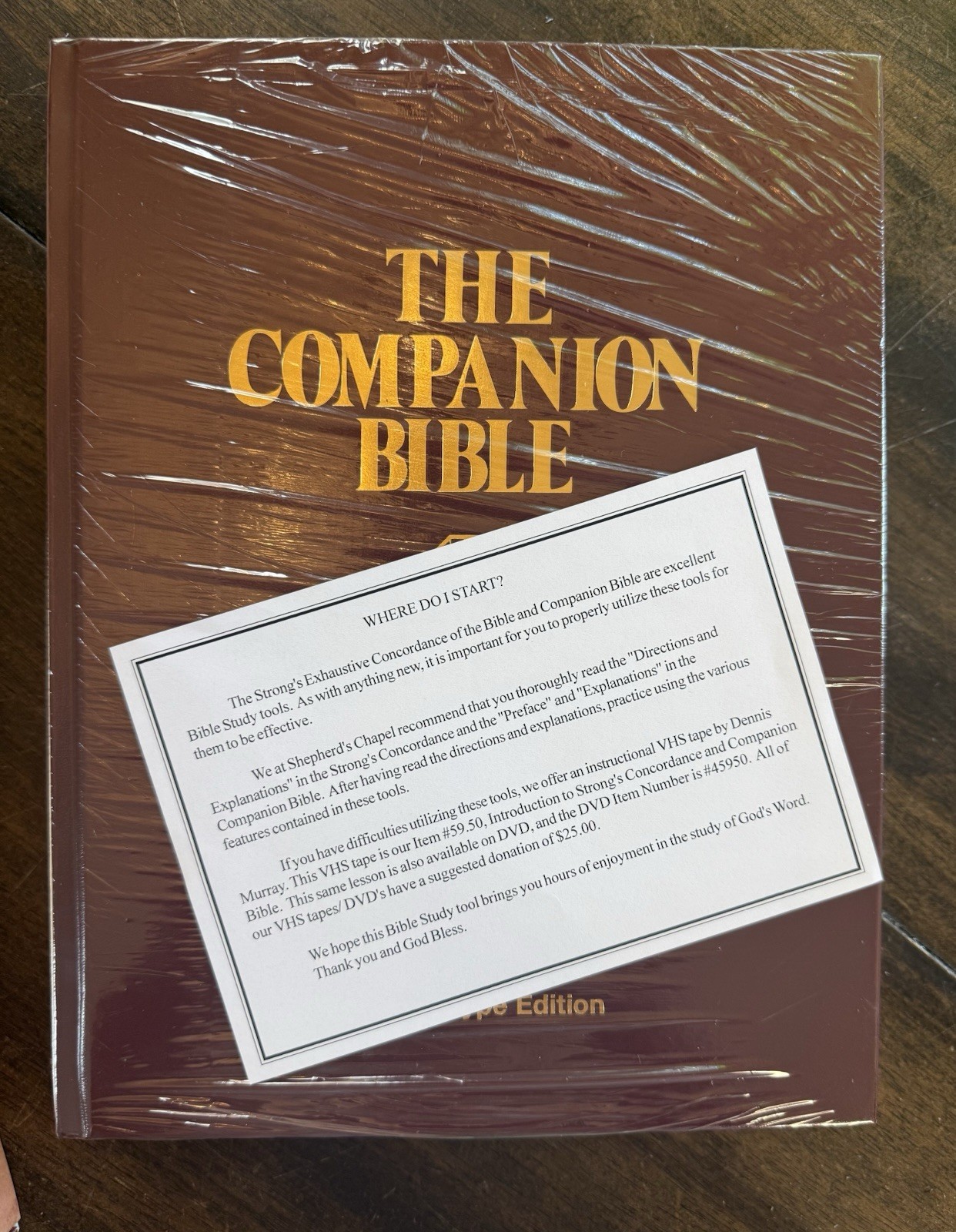 THE COMPANION BIBLE KJV Enlarged Type Edition Kregel Hardcover Bullinger NEW