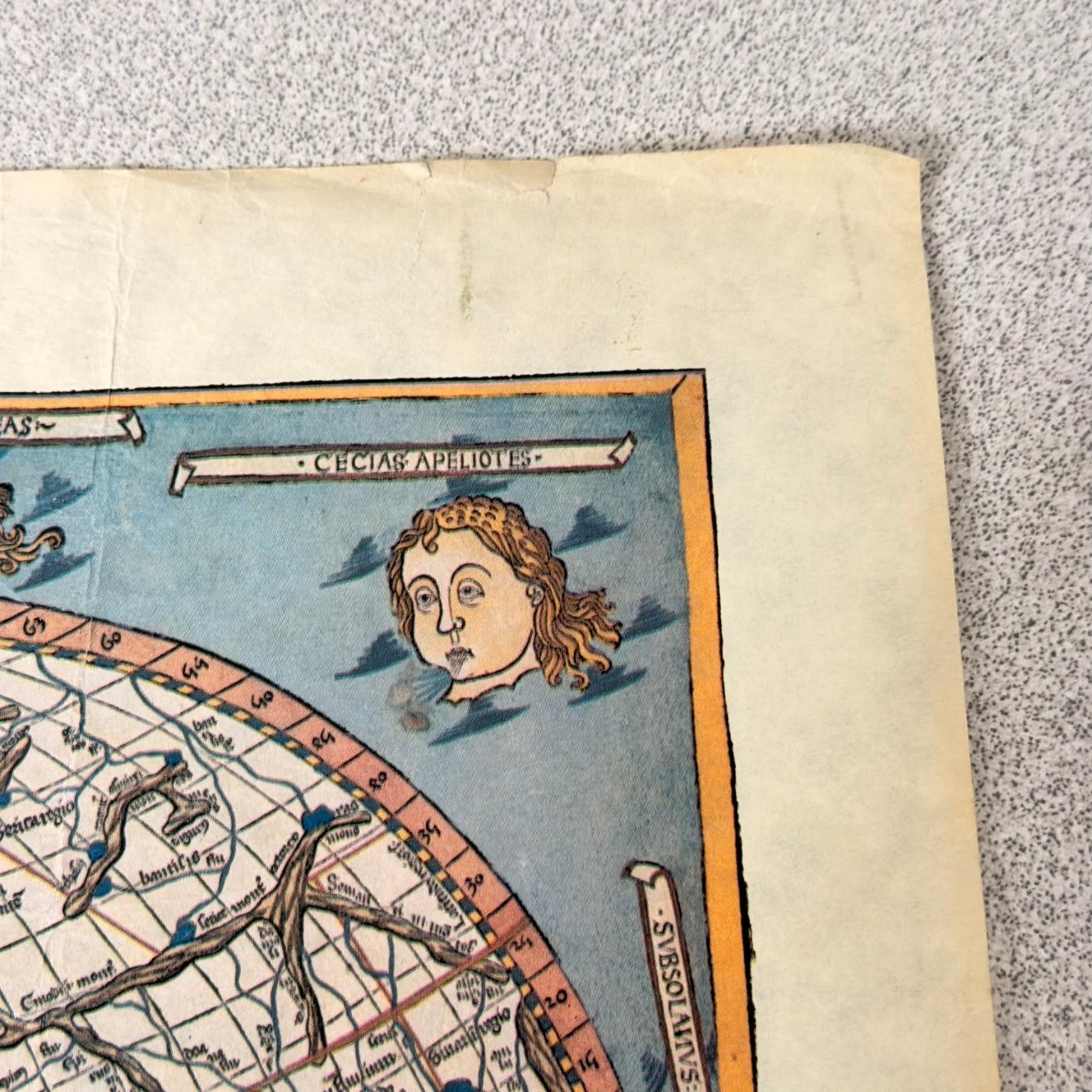 Ptolemy World Map 1482 Ulm Edition Reproduction Newberry Library Antique