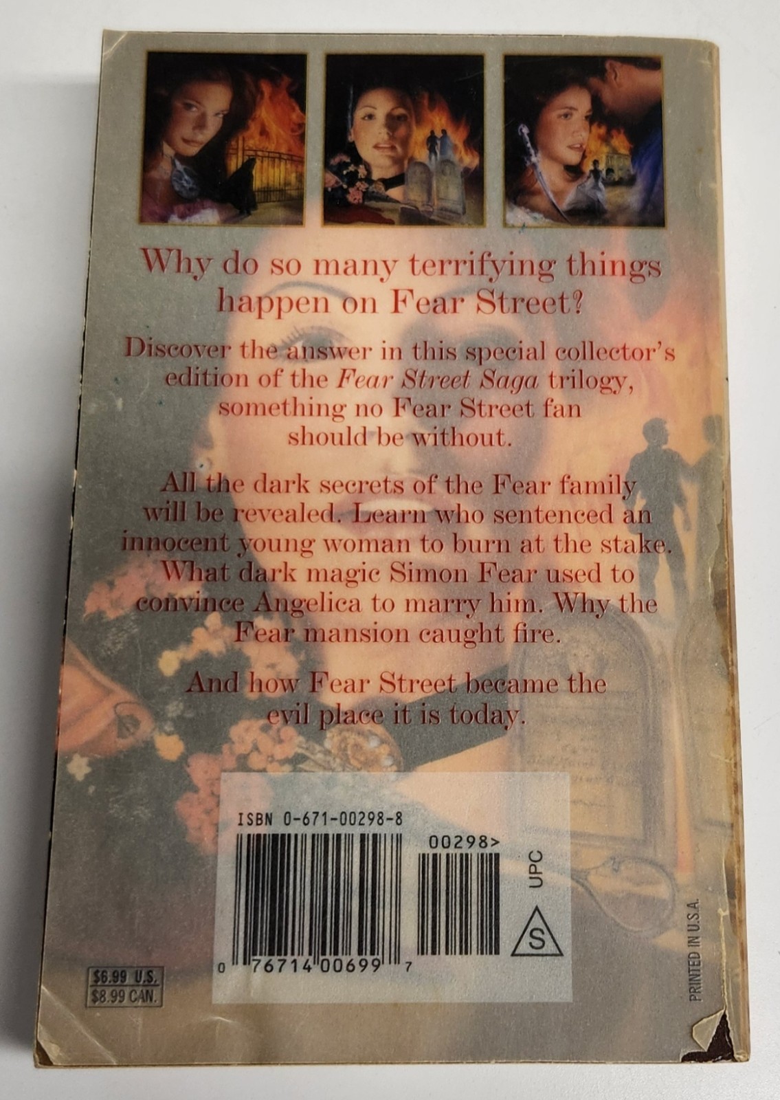 Fear Street Collector’s Edition Lot Of 2 – Goodnight Kiss Saga w/Poster RL Stine