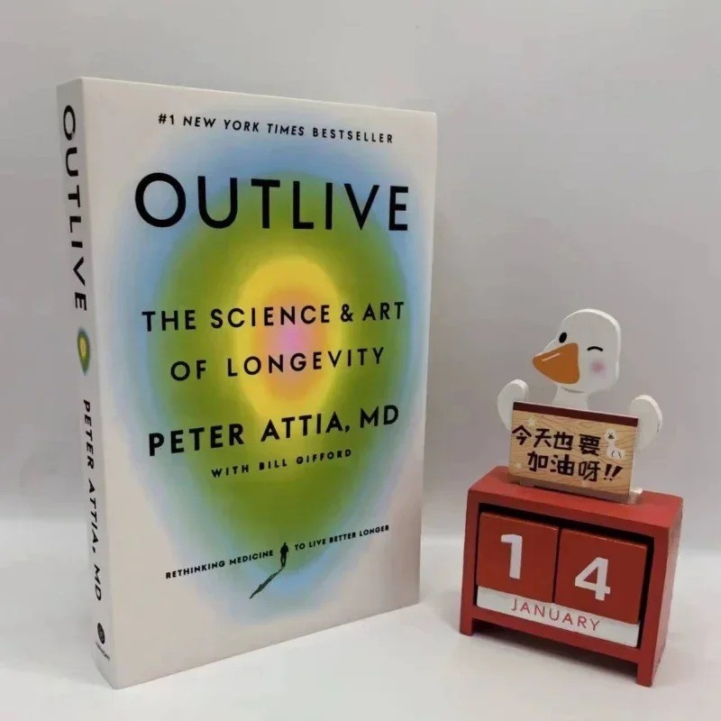 Outlive By Peter Attia: The Science and Art of Longevity Paperback