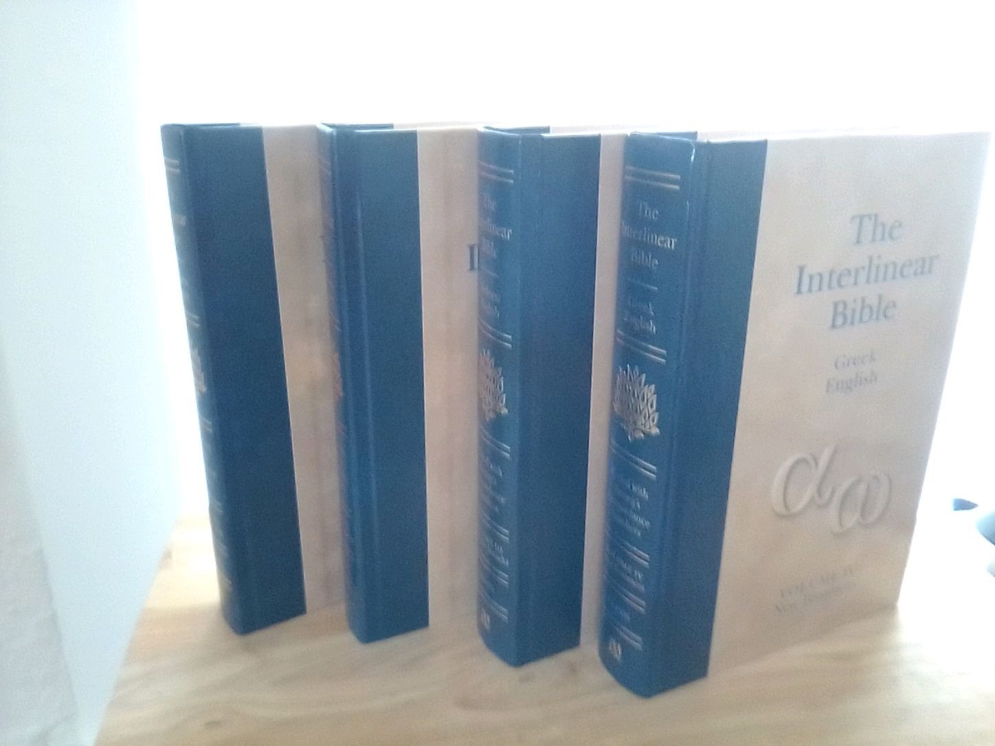 The Interlinear Bible 4-Volume Set Hardcover