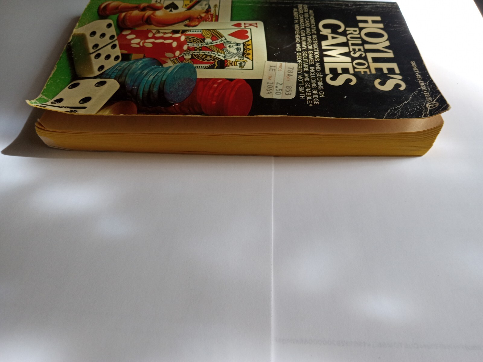 Vintage Hoyle’s Rules of Games Geoffrey Mott-Smith & Albert H Morehead Book