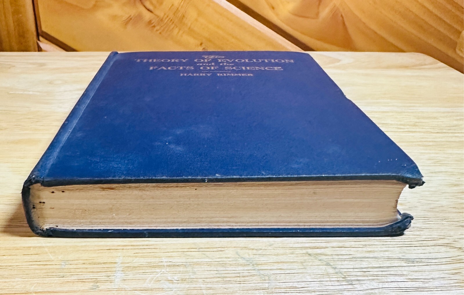 The Theory of Evolution & Facts of Science by Harry Rimmer 4th Ed. 1939 HC Book