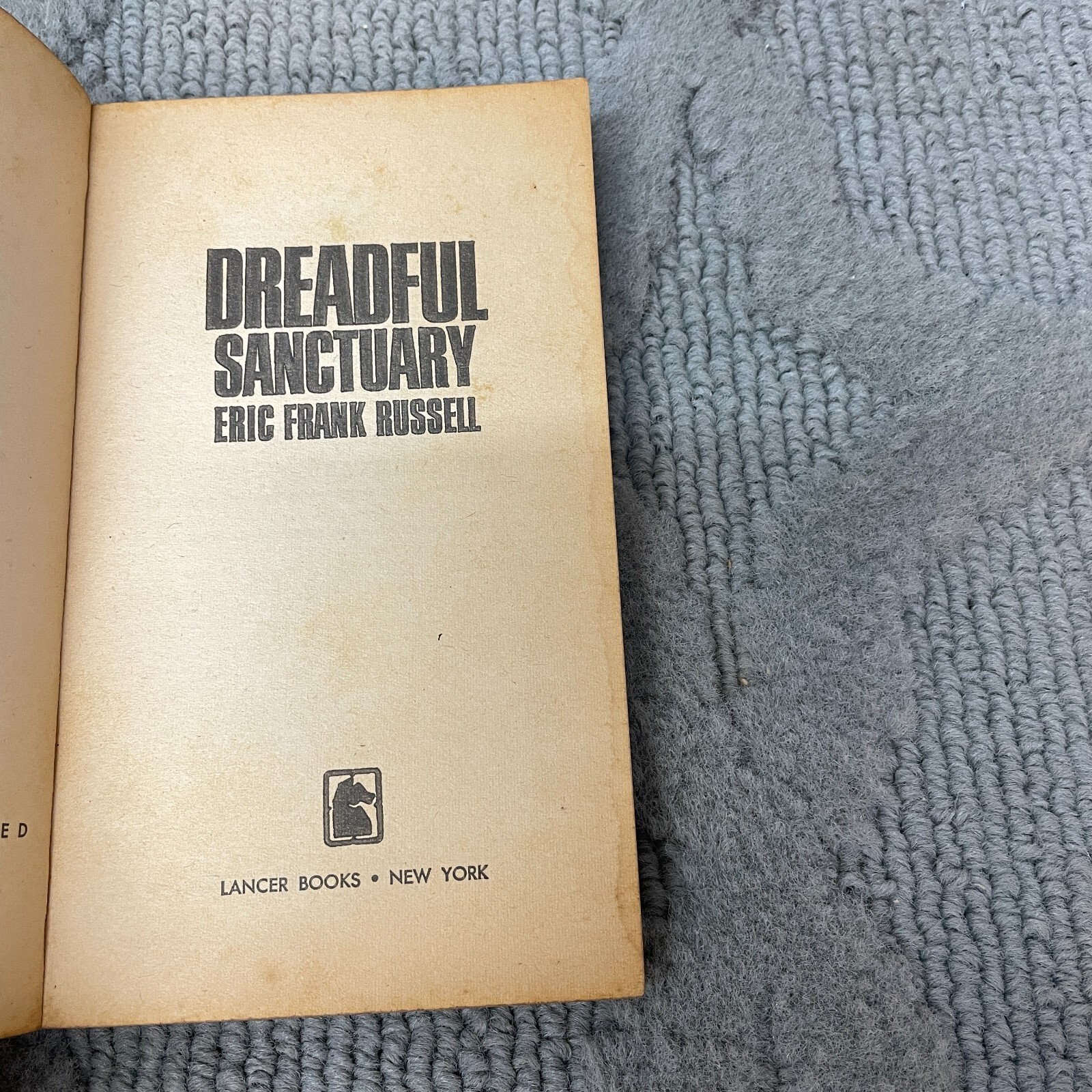 Dreadful Sanctuary Science Fiction Paperback Book by Eric Frank Russell 1963