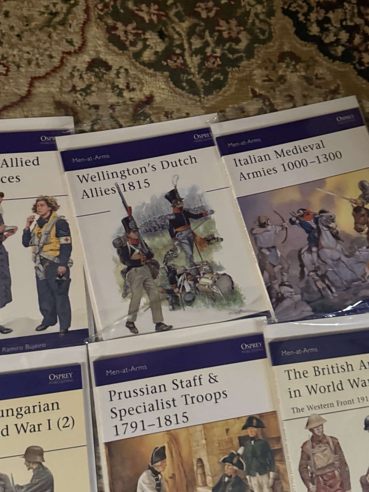 Osprey Men-at-Arms Various Series Illustrated Military War Book Lot of 69