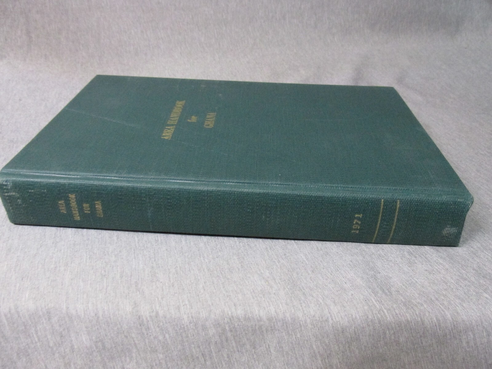 AREA HANDBOOK FOR GHANA 1/1971 DA PAM 550-153 Hardback