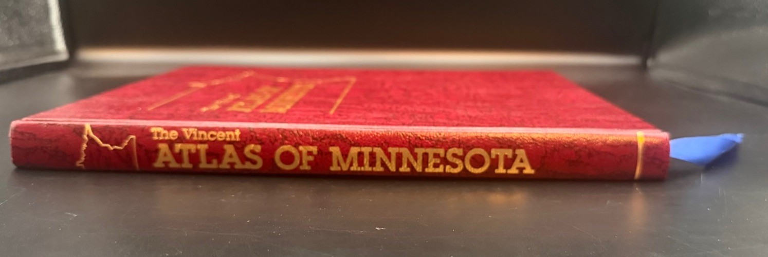 The Vincent Atlas of Minnesota 1985 Cartography St. Thomas R.R. Donnelley & Sons