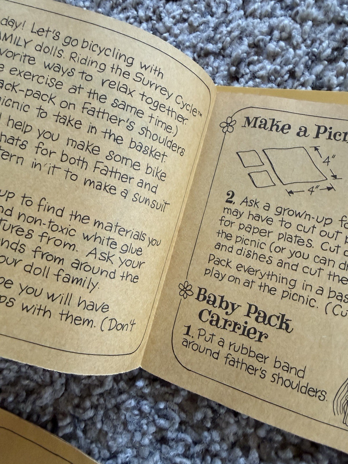 Vintage The Sunshine Family Idea Booklets Of Crafts To Make