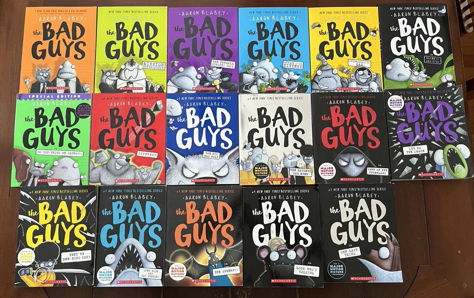 The Bad Guys by Aaron Blabey Book Lot of 17 PB – ALMOST COMPLETE SET!