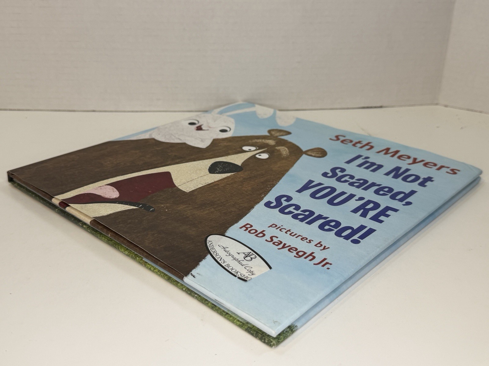 Signed Seth Meyers “I’m Not Scared, You’re Scared!” 1st Printing HC DJ 🐻🐰✍️