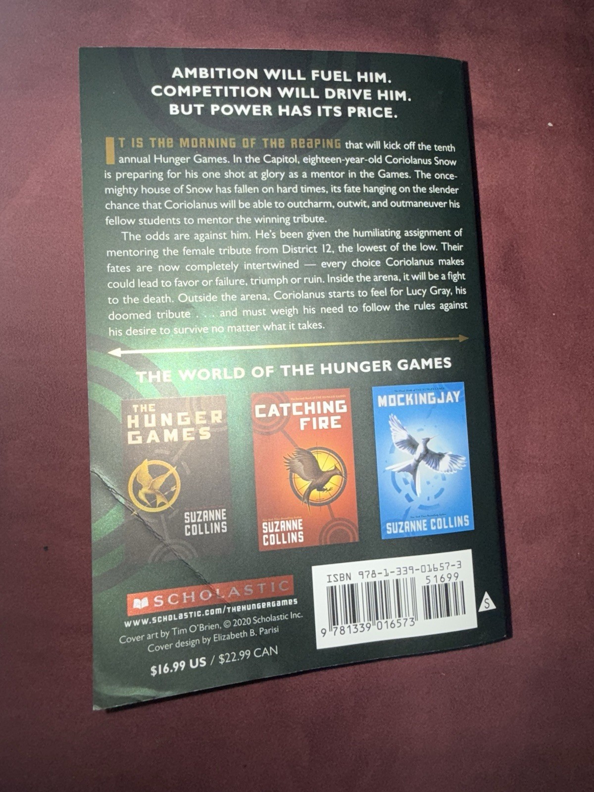 Ballad of Songbirds and Snakes (a Hunger Games Novel) by Suzanne Collins ‘23 TPB