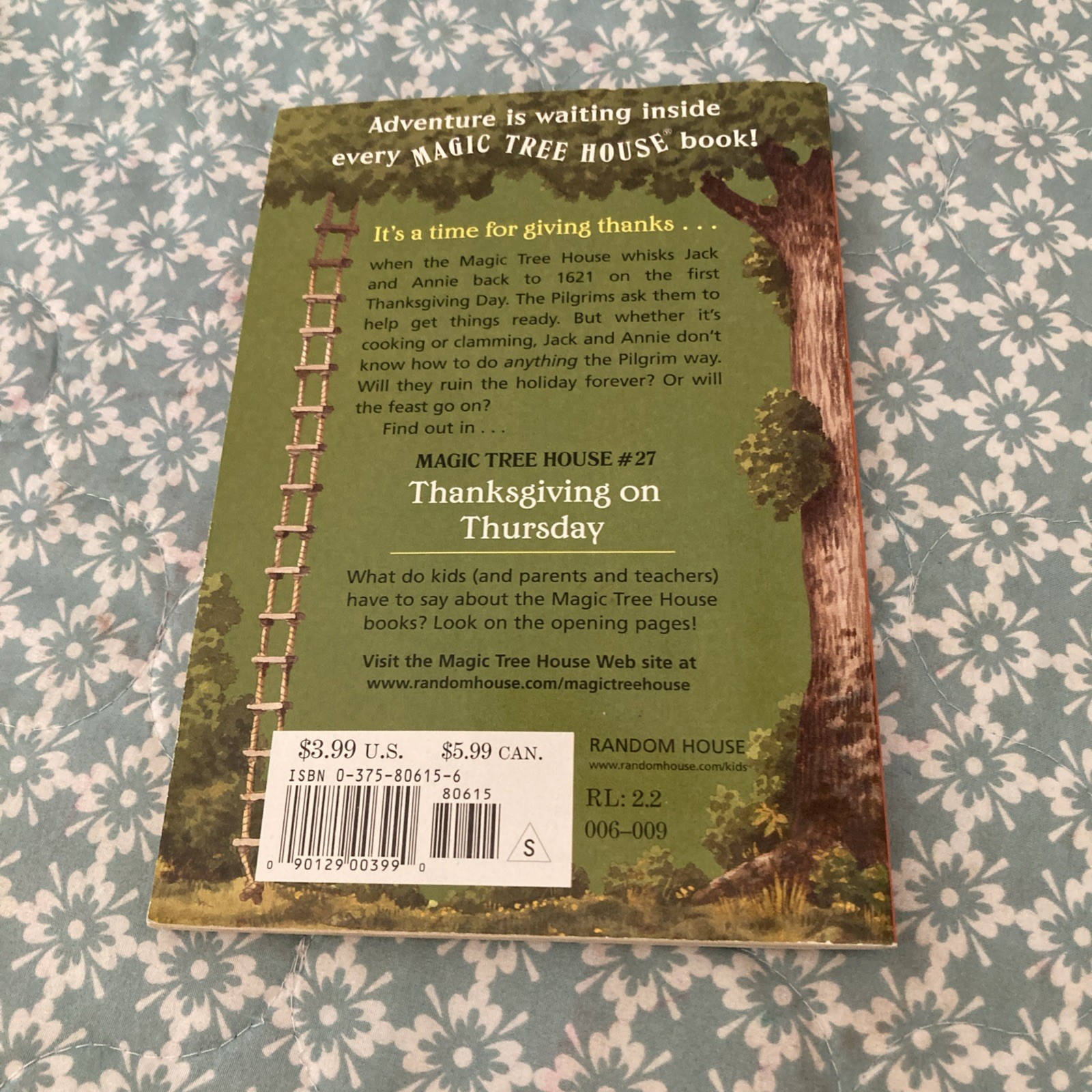 Thanksgiving on Thursday by Mary Pope Osborne (2002, Mass Market)