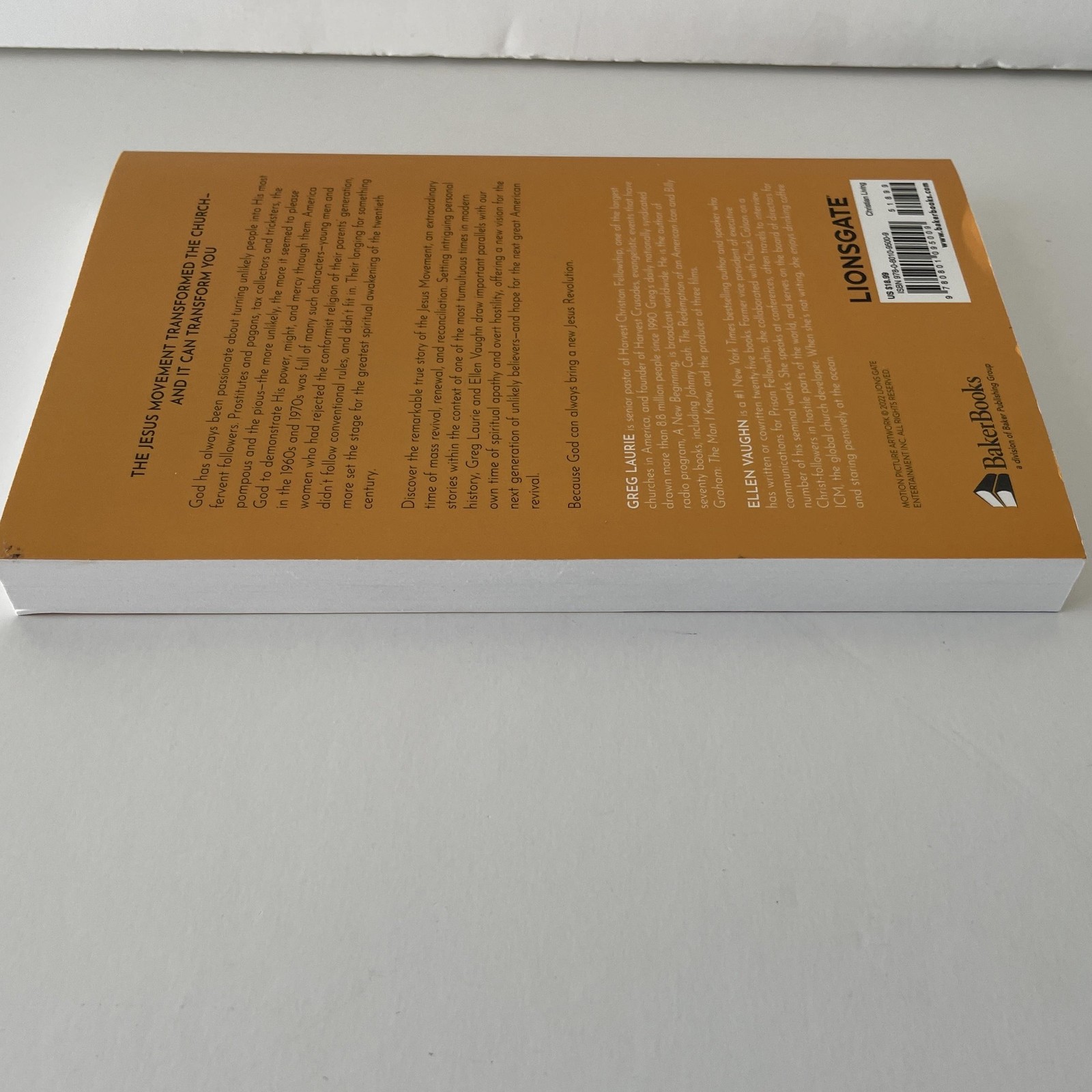 Jesus Revolution Greg Laurie Ellen Vaughn PB 2023 Special Edition Jesus Movement