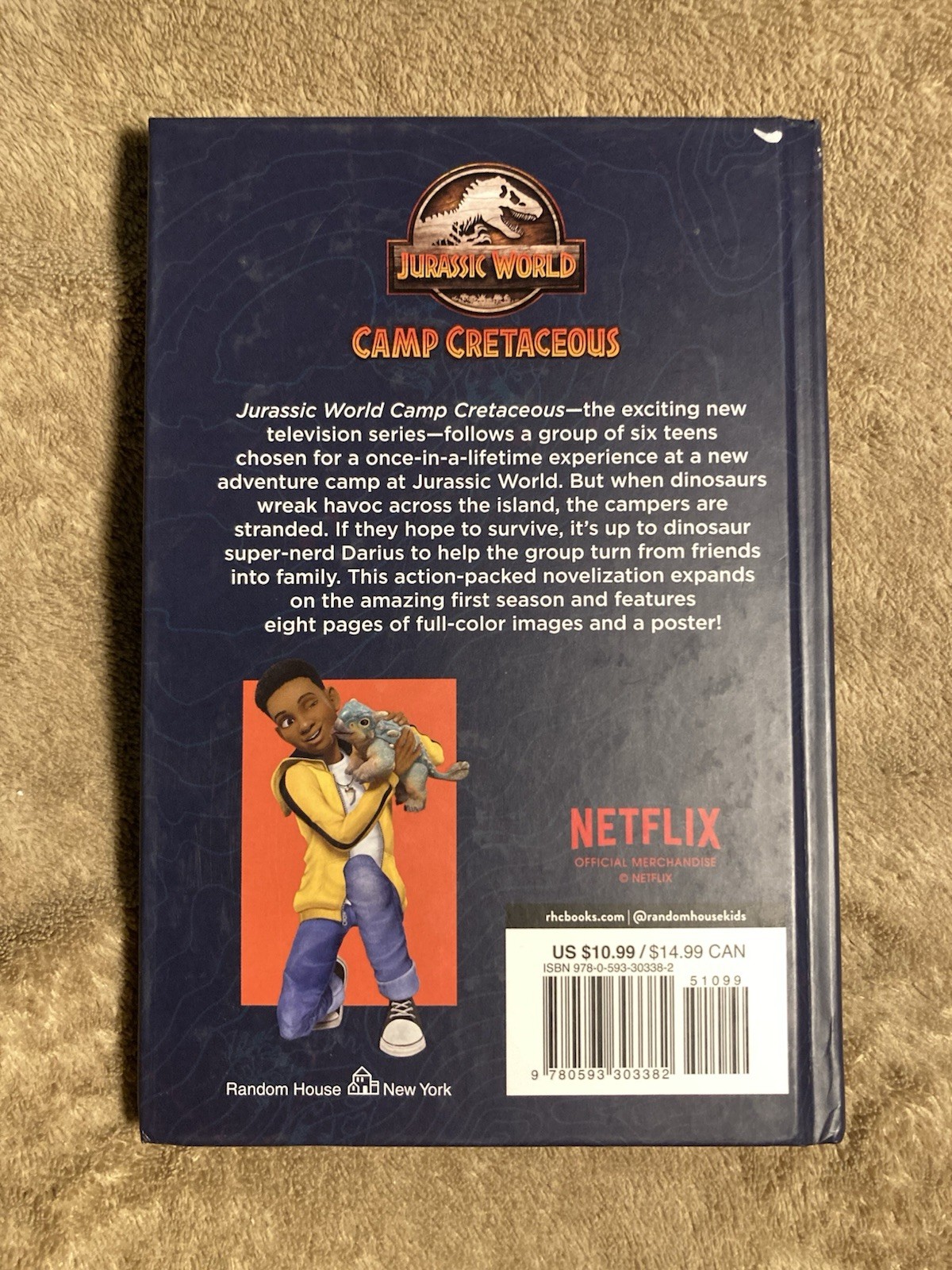 Camp Cretaceous Deluxe Junior Novelization Book Box Set Jurassic World Vol 1-4