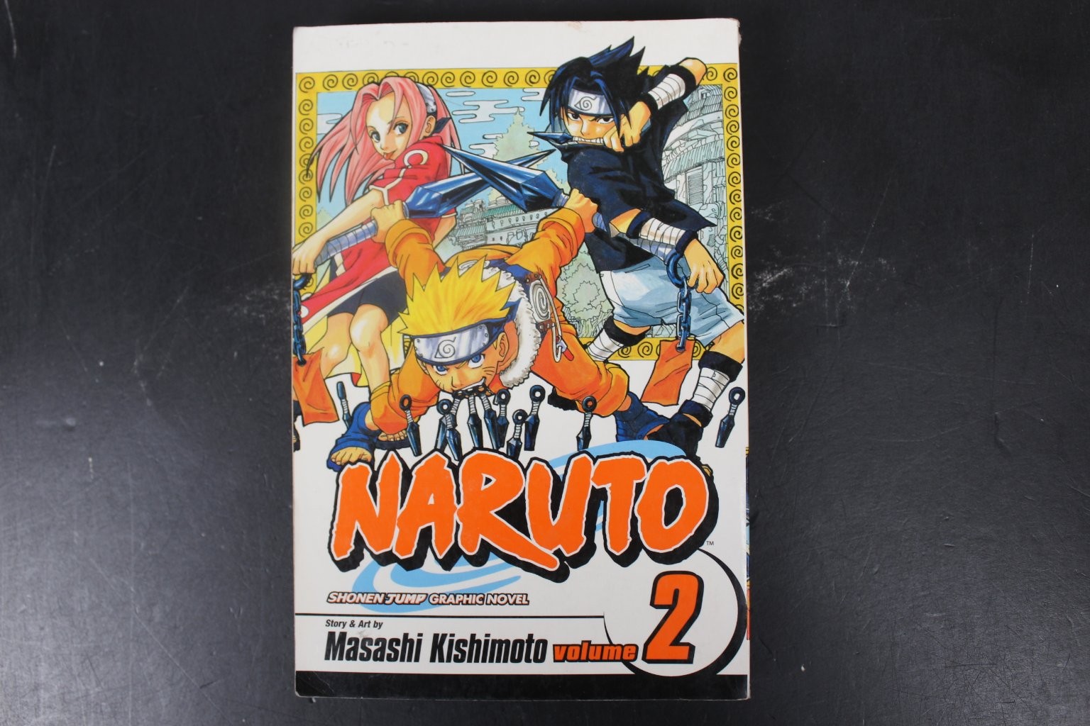 Naruto Vol 2 Masashi Kishimoto 2006 Eighth Print Manga Graphic Novel VIZ Media