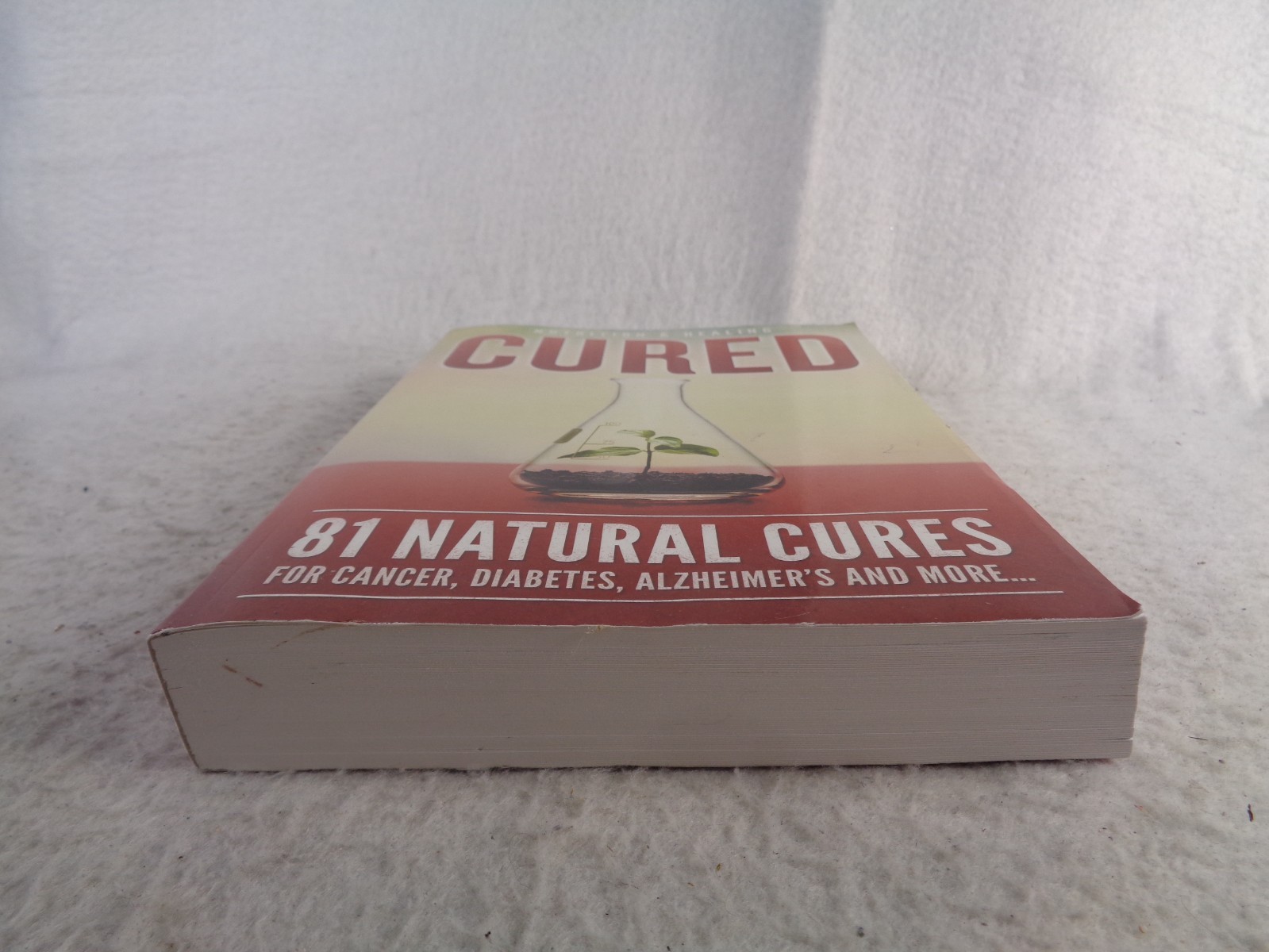 Cured 81 Natural Cures for Cancer Diabetes Alzheimers TPB Book Marginalia