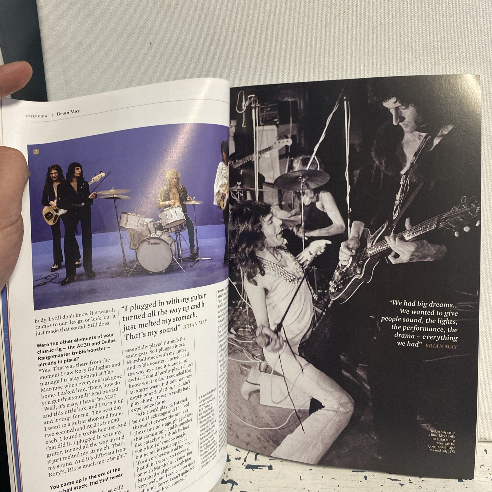 Guitarist Magazine The Band Queen Brian May