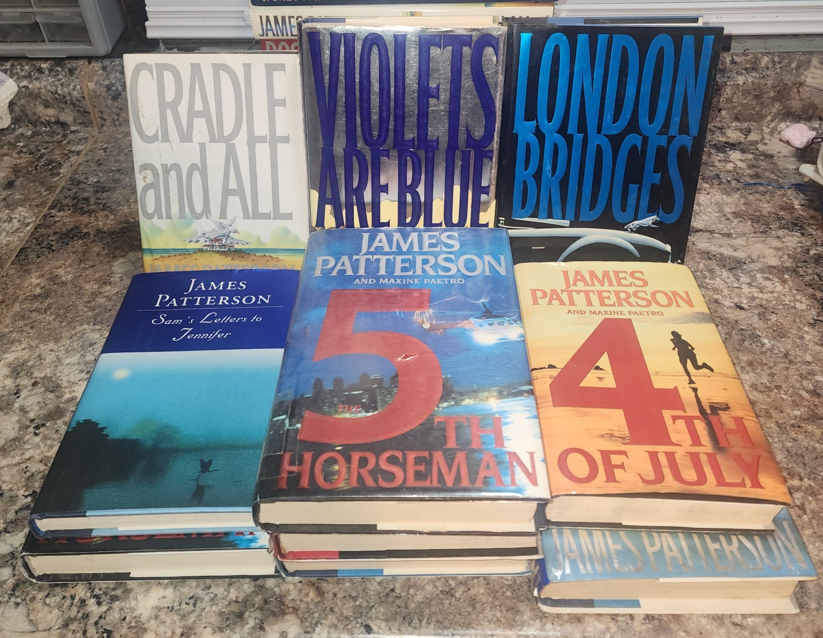 James Patterson Hardcovers Lot of 10 Good Condition Random Mixed LOT