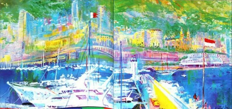 MONTE CARLO CHASE by LeROY NEIMAN ILLUSTRATED MYSTERY 1st PRINT Lightly Hurt!