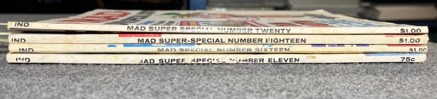 VINTAGE MAD Magazine Super Special Lot 4 Issues 11 16 18 20 Grade VGFN NO INSERT