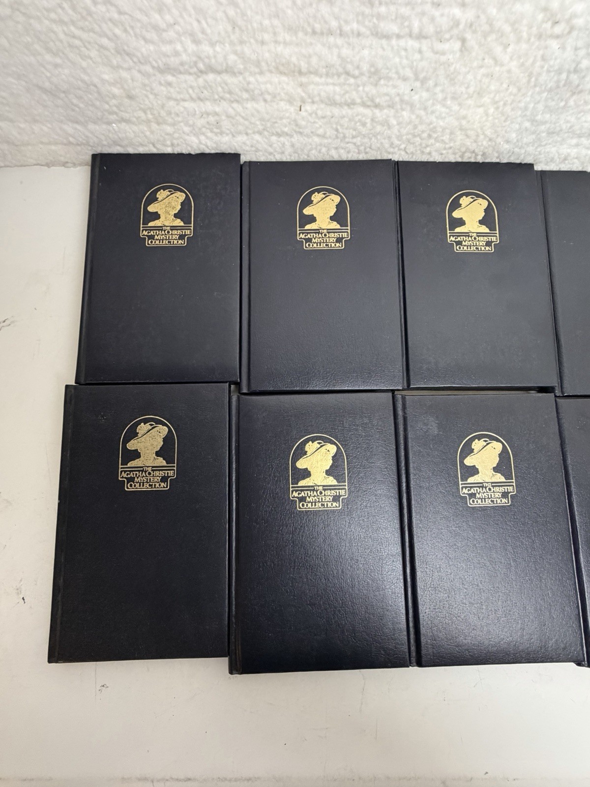 Lot 37 Bantam Agatha Christie Mystery Collection Leatherette Hardcover Books HC