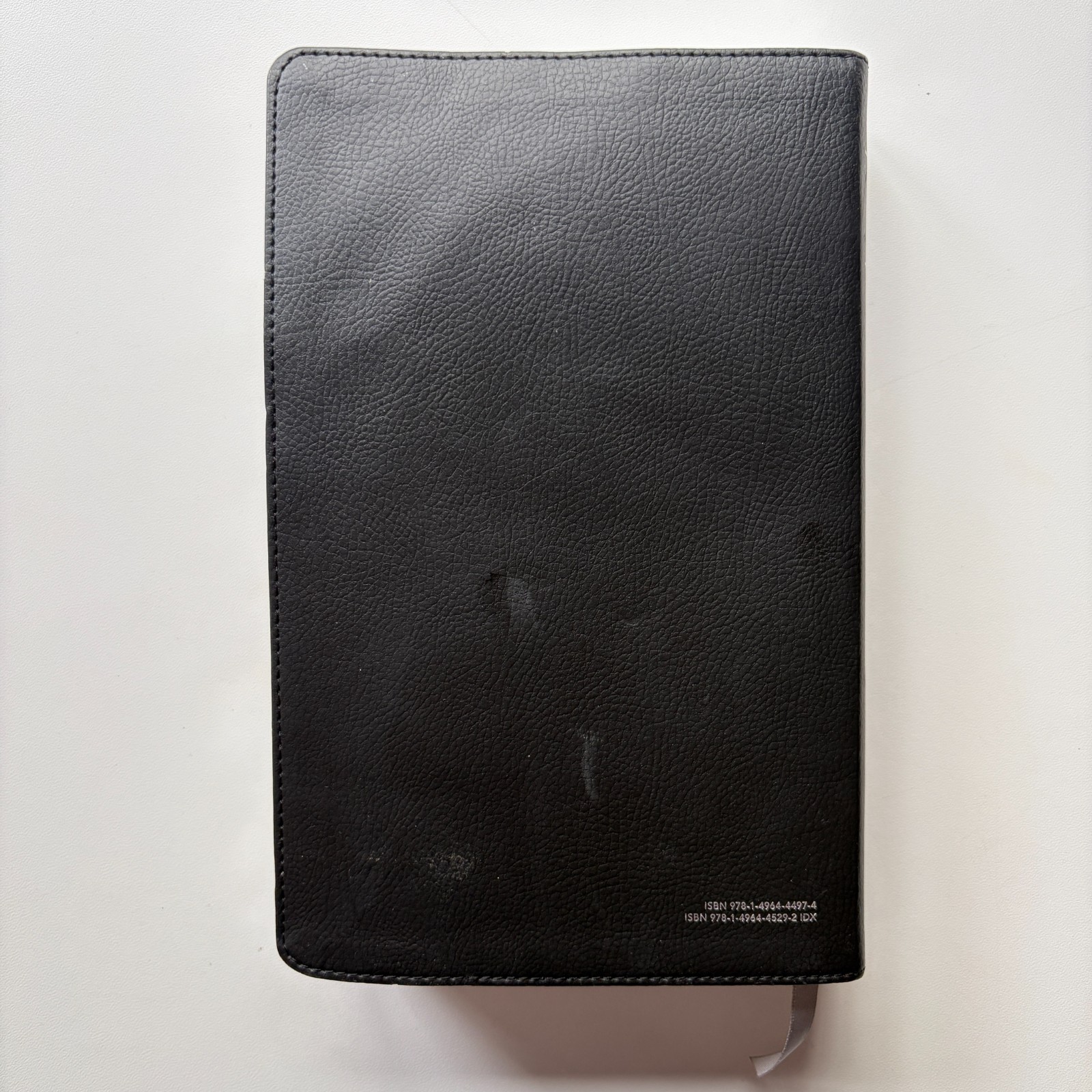 NLT Holy Bible Giant Print Personal Size Filament Enabled Tyndale Black Leather