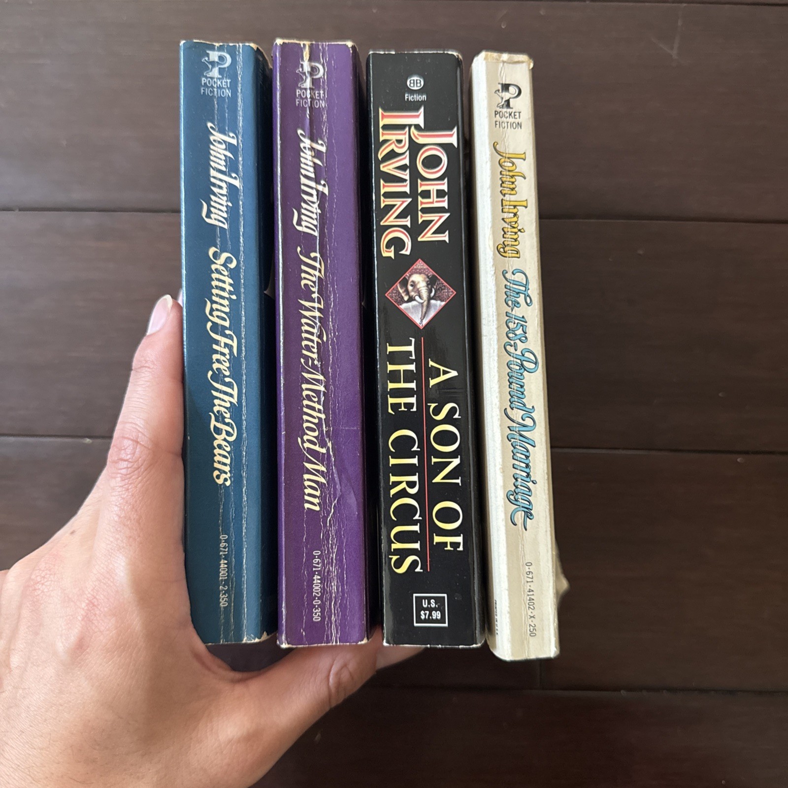 John Irving Lot of 4 Paperback Books (See photos for titles)
