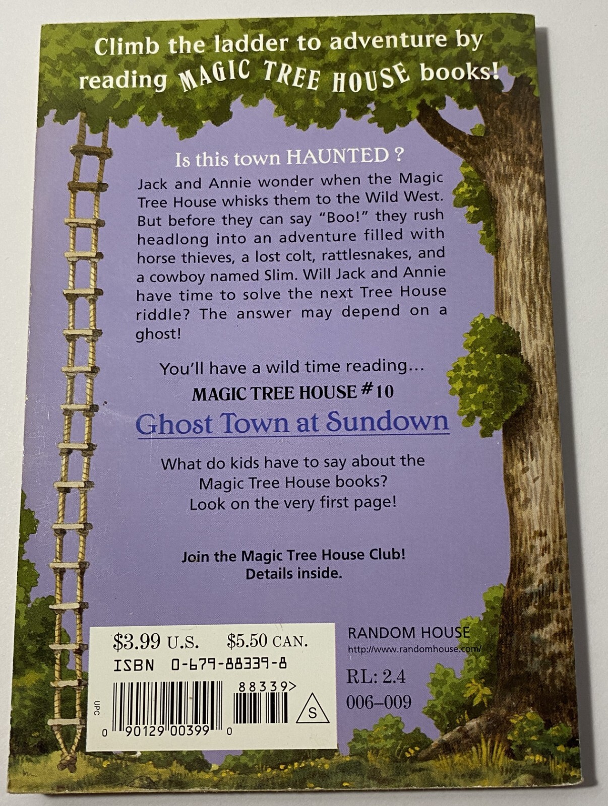 Magic Tree House (R) Ser.: Ghost Town at Sundown by Mary Pope Osborne