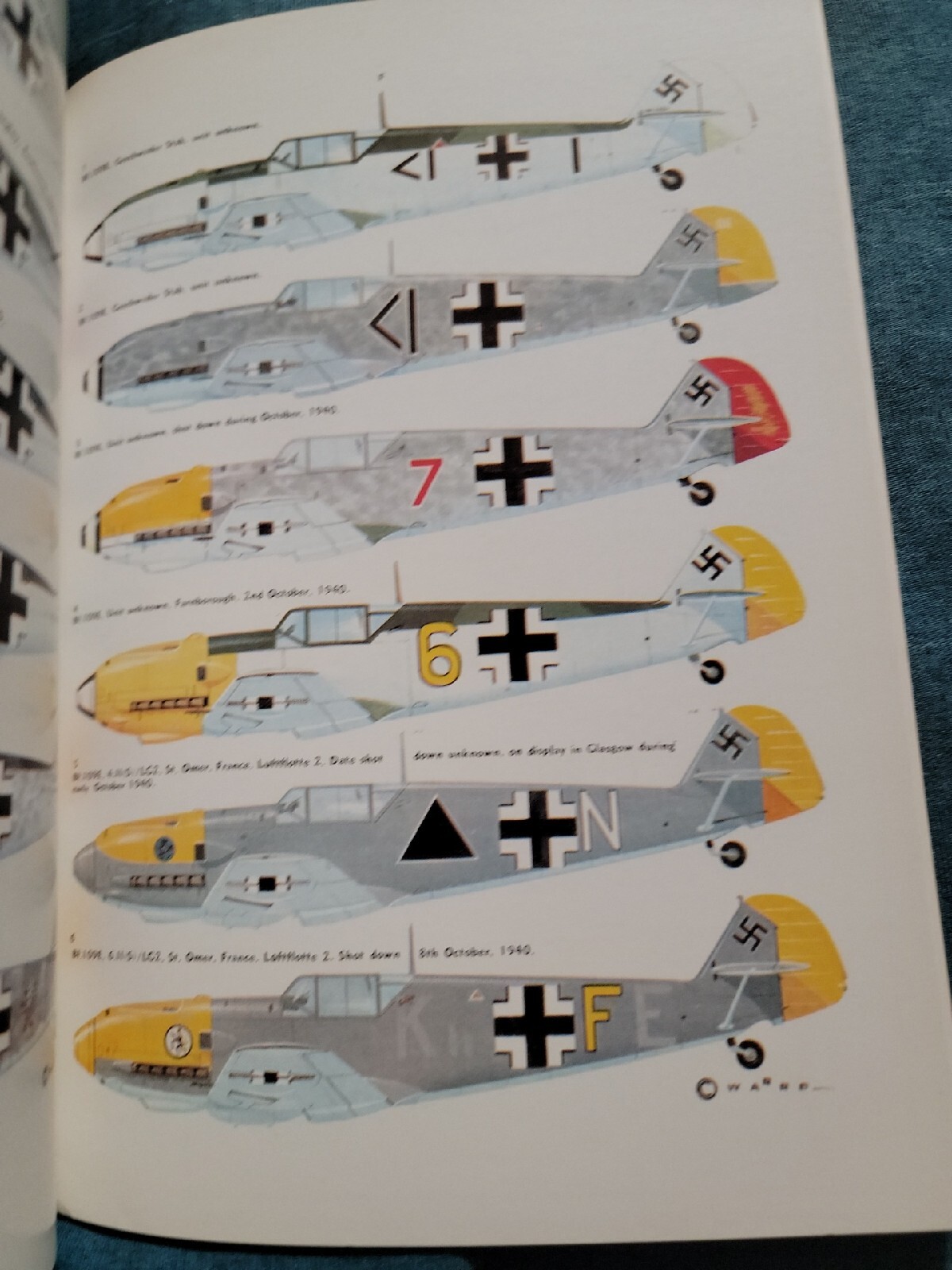 Battle of Britain,Hawker Hurricane. ARCO-AIRCAM AVIATION SERIES No 13