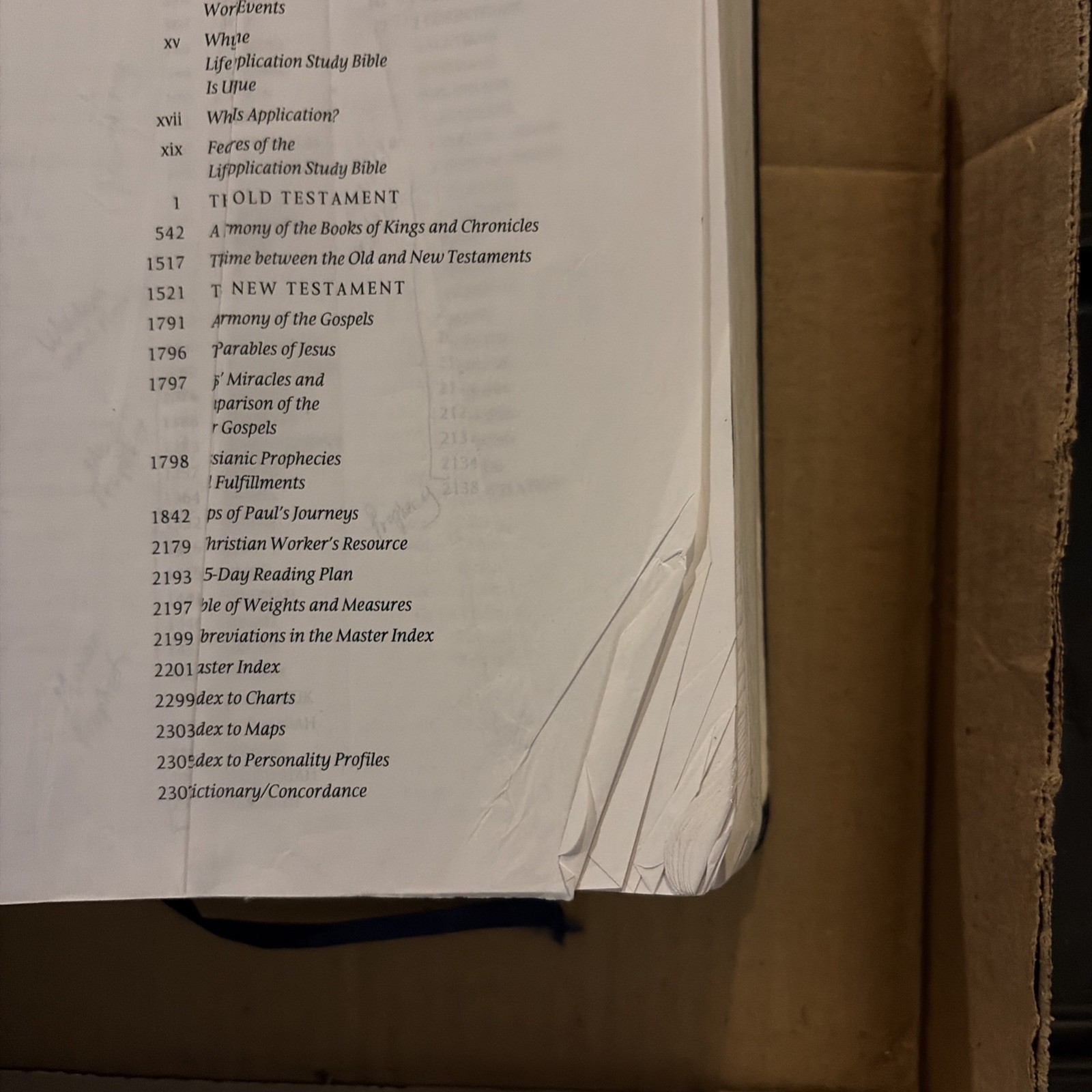NIV Life Application Study Bible Bonded Leather ZONDERVAN TYNDALE