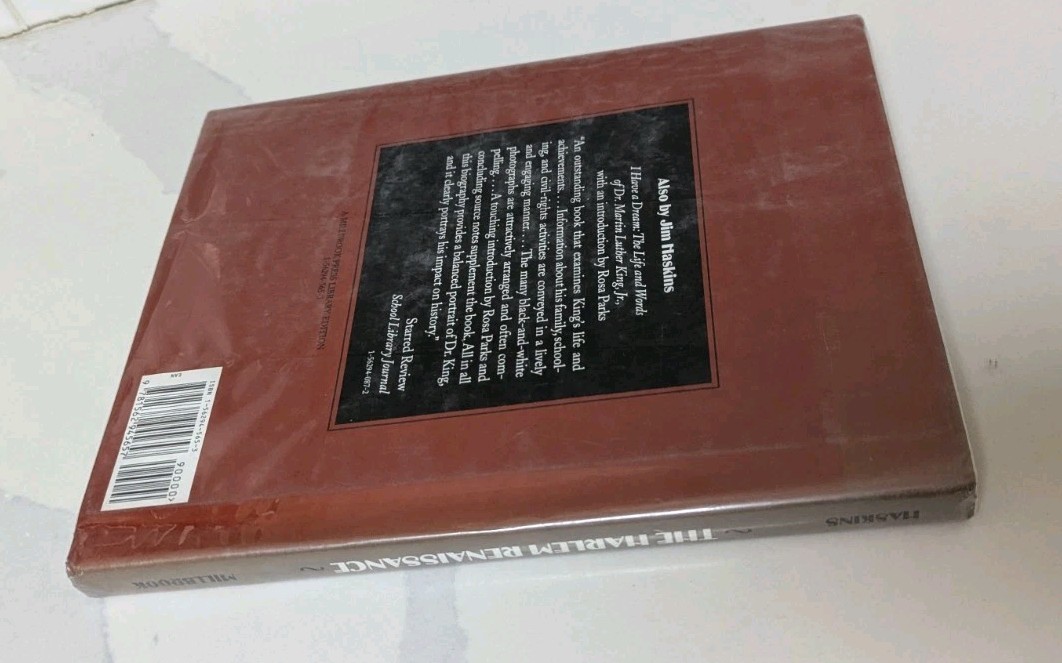 1996 Harlem Renaissance Jim Haskins HC Photos 192p Good Former Library Book
