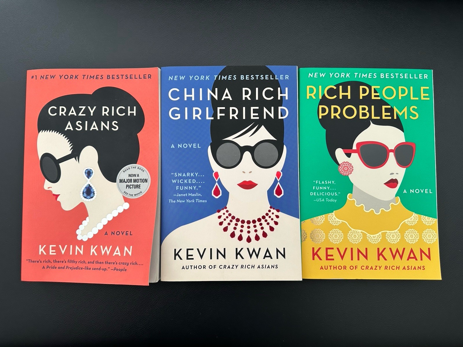 Crazy Rich Asians Paperback Trilogy by Kevin Kwan