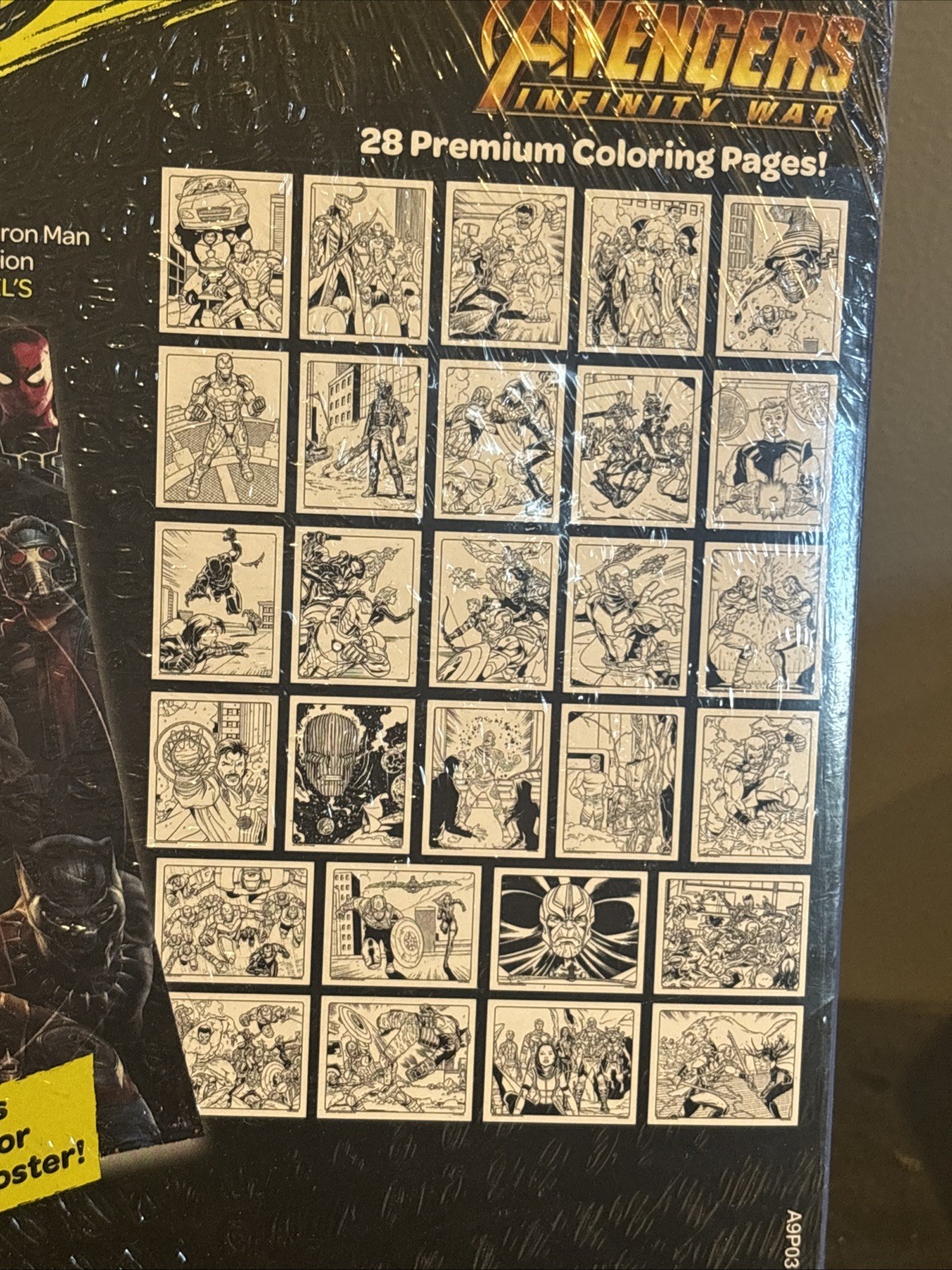 Crayola Art With Edge Marvel Avengers Endgame 28 Pages + 1 Poster Sealed New