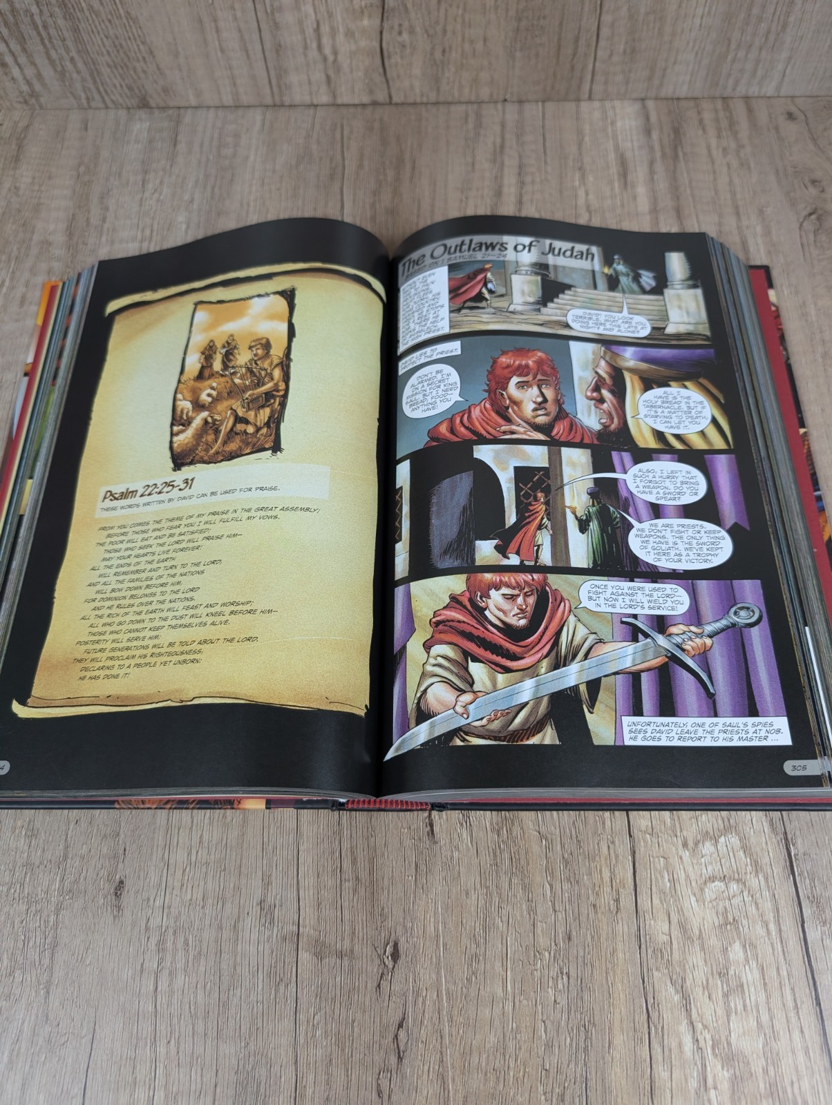 The Action Bible Gods Redemptive Story by Sergio Cariello Graphic Novel 1st Ed.