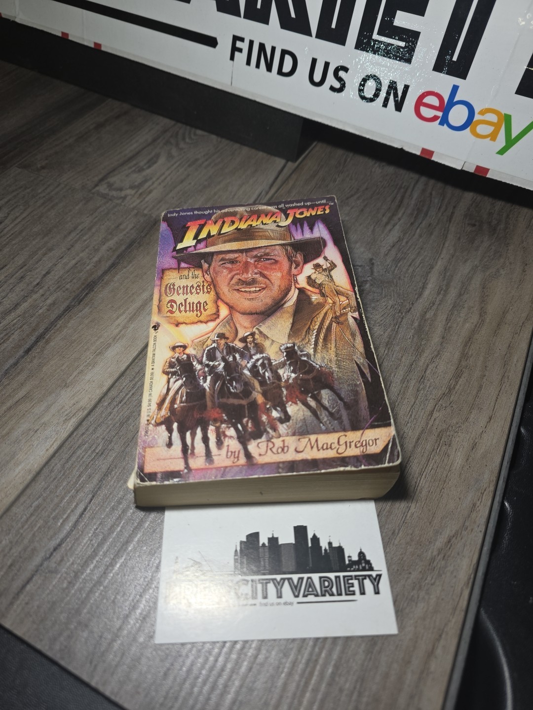 Indiana Jones and the Genesis Deluge (A Bantam Falcon Book) By Rob MacGregor