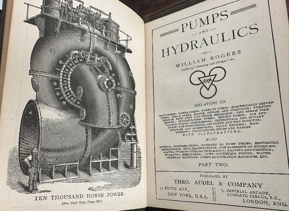 Pumps and Hydraulics by William Rogers Part 1&2 (1905)