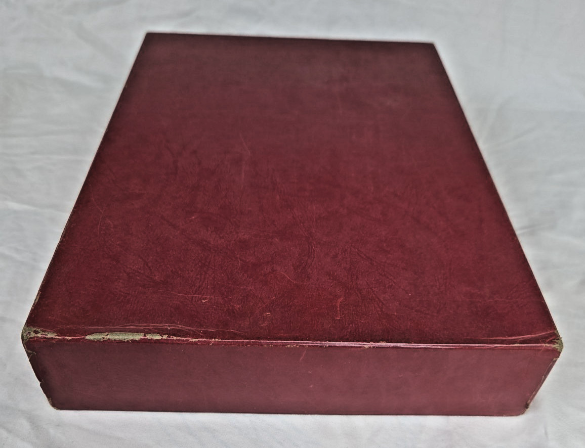HOLY BIBLE Good Leader Authorized KJV 1952 Red Letter Leather Bound Gold Gilded