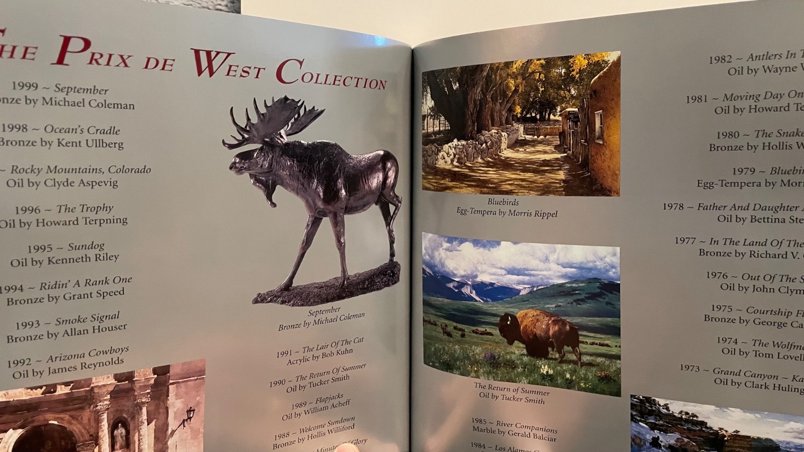PRIX de WEST 2000 KUHN GRELLE ASPEVIG G. HARVEY WEISTLING RILEY CALLE
