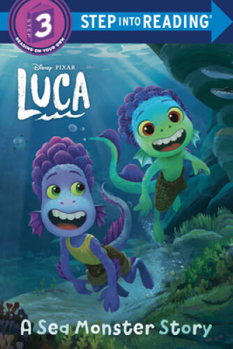A Sea Monster Story (DisneyPixar Luca) (Step into Reading) – Paperback – GOOD