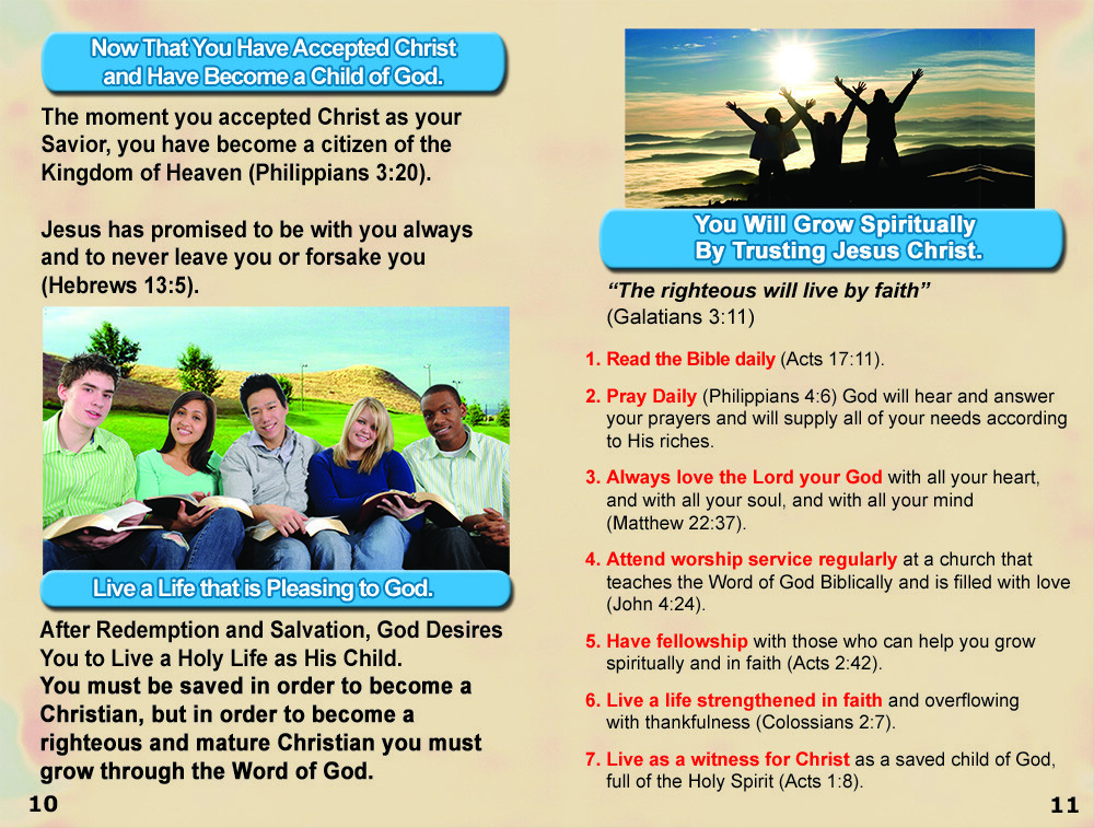 ENGLISH(NIV) Gospel Tracts in 4 Pack of 40 units in 4 Covers, 12 Pages Each