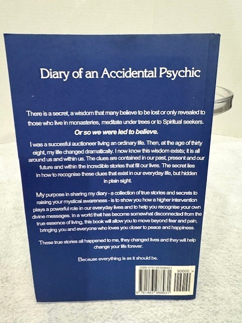 Diary of an Accidental Psychic Book Paperback 152 Pages Mark Bajerski- Free Ship