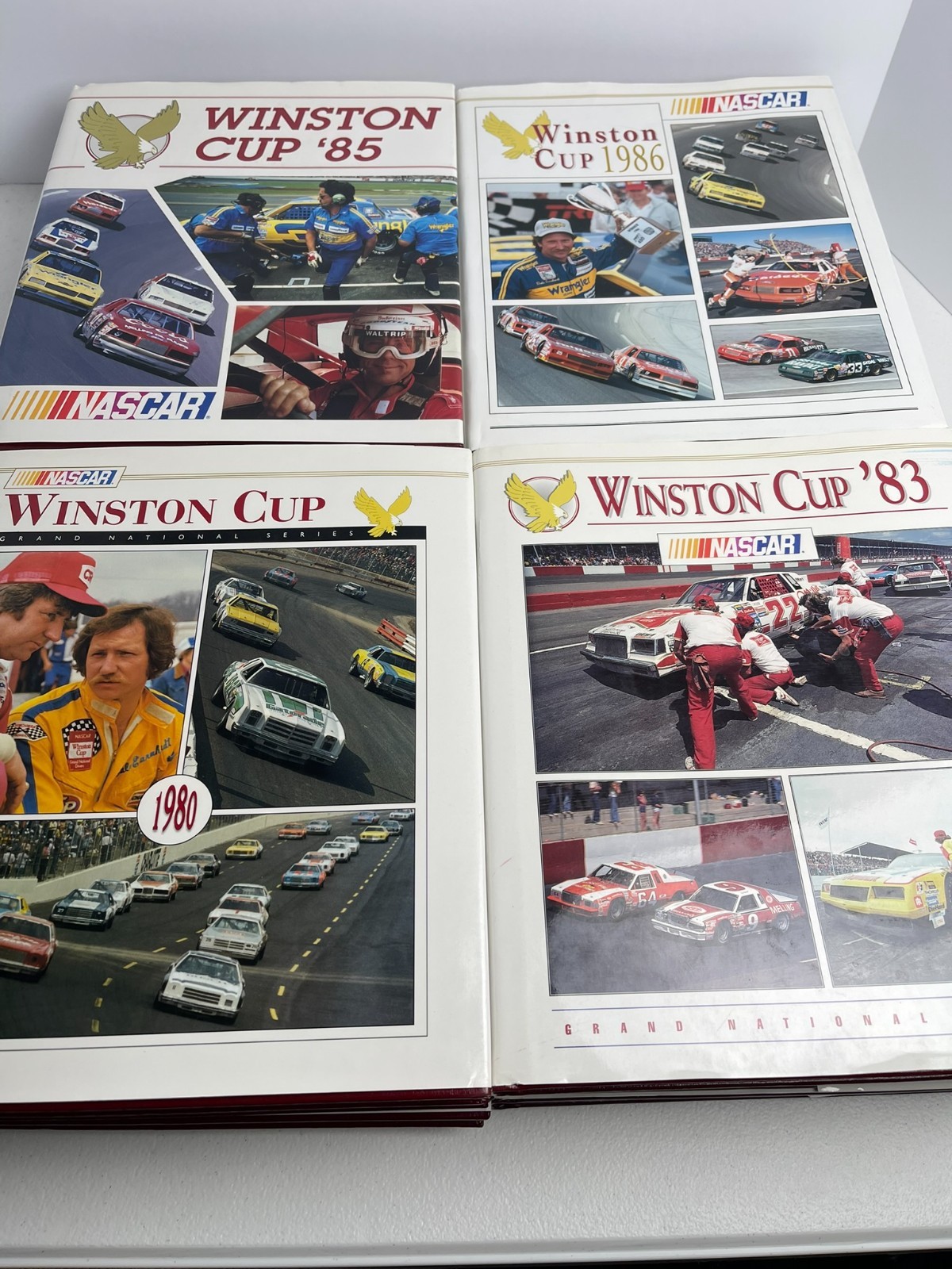 Massive Lot of Nascar Winston Cup and Misc Hardcover Books Collectible VTG (26)