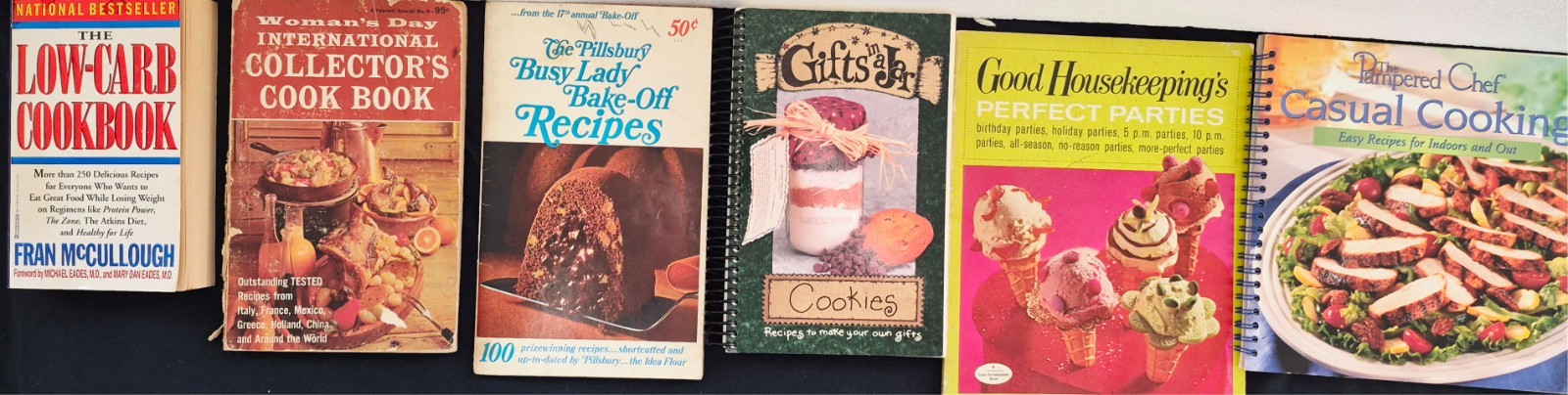 YOU PICK Cookbook-Many Vintage-Dinners-Desserts-Appetizers-Create Your Own Lot