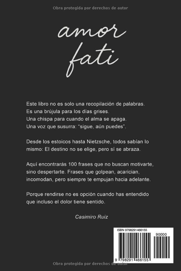 Amor Fati: Ama tu Destino (MEMENTO MORI) (Spanish Edition)